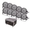 LED Par IP65 RGBW A UV (10x + Flightcase)