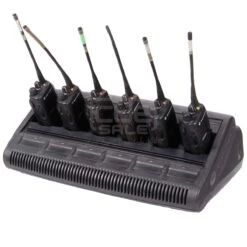 Motorola 6x GP340 + 1x Impres Charger Portable Radio (SET)