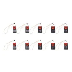 FMR-2000 E FM-Pocket Receiver (50-108Mhz) (SET Of 10)