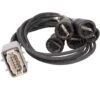 Harting 10p – 5x Schuko Split Cable